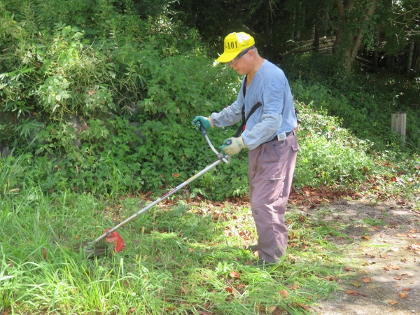 240911-3草刈り機作業1